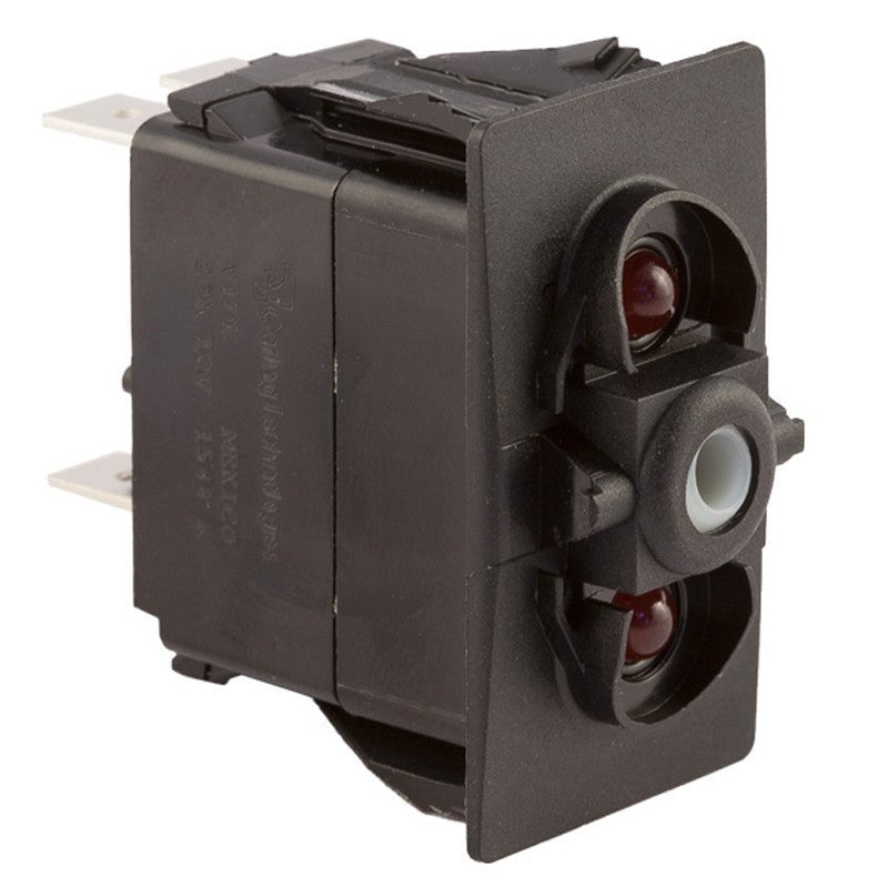 K4 OFF - ON Contura II, III, & V Switch Body Only, Two Red LEDs - Moore Parts