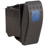 K4 OFF - ON Contura II Sealed Switch W/Hard Touch Actuator One Blue Lens - Moore Parts
