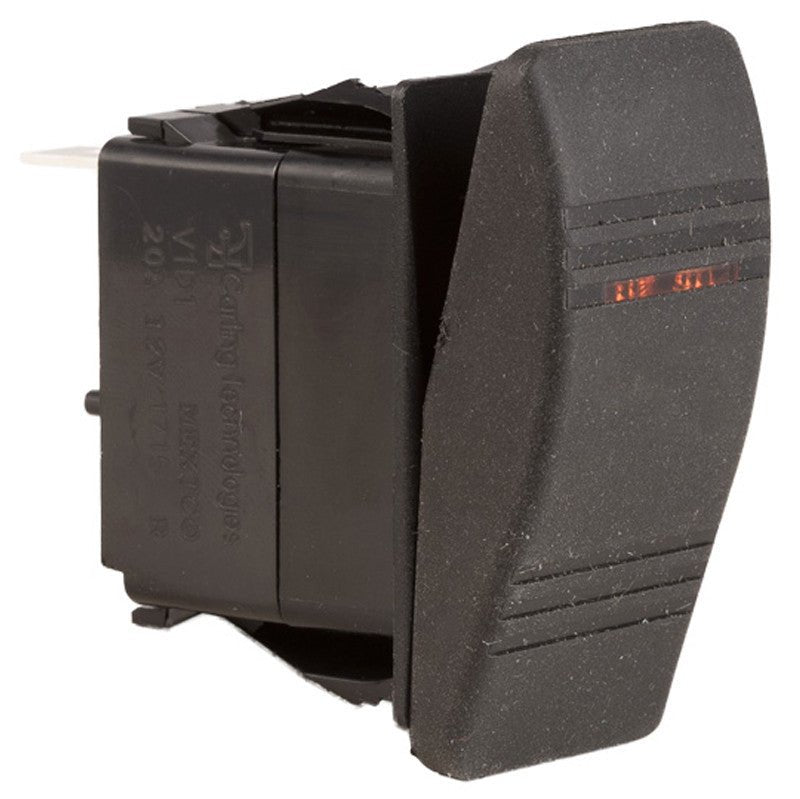 K4 OFF - ON Contura III Sealed Switch W/Soft Touch Actuator One Amber Lens - Moore Parts