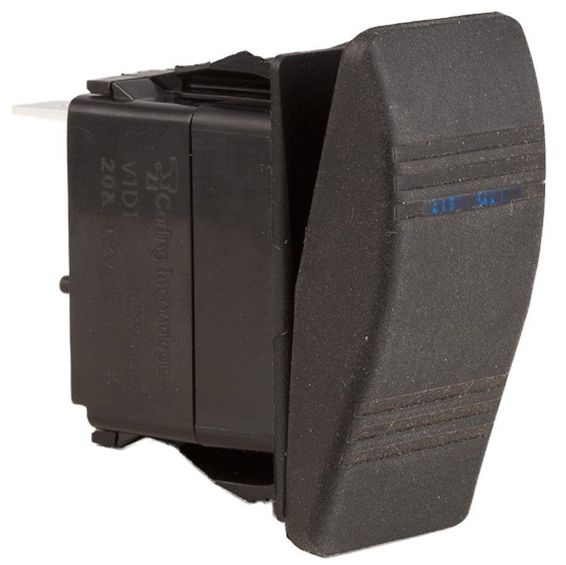K4 OFF - ON Contura III Sealed Switch W/Soft Touch Actuator One Blue Lens - Moore Parts