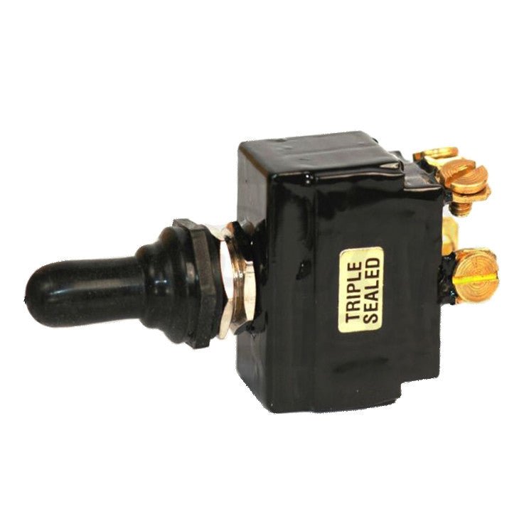 K4 Off - On - Momentary On Triple Sealed Switch 12V 20Amp W/Screw Terminals 13 - 221ST - Moore Parts