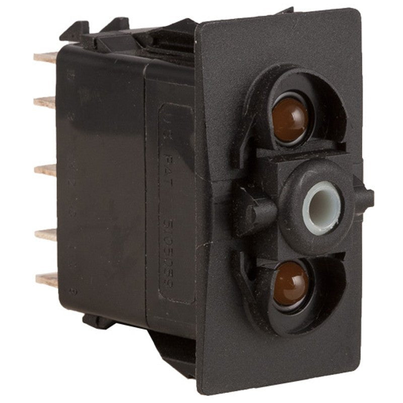 K4 ON - OFF - ON Contura II, III, & V Switch Body Only, Two Amber LEDs - Moore Parts