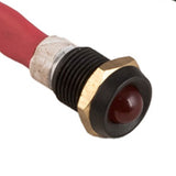 K4 Red 24V LED Indicator Light W/Black Bezel .328" Mounting Hole 17 - 103 - 24 - Moore Parts