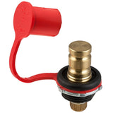 K4 Red Battery Terminal Jumper Feed Connector 3/8" Stud Includes Insulator Cover - Moore Parts
