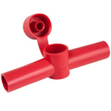 K4 Red Dual Entry Power Post Cable Insulator Boot Fits Up To 2/0 AWG Cable - Moore Parts