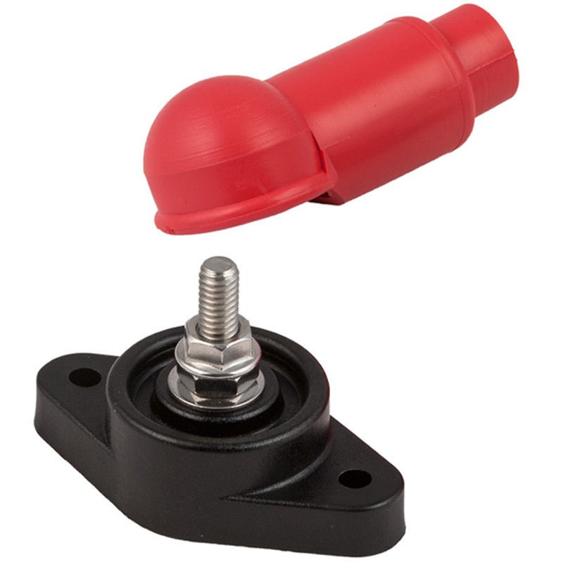 K4 Red Power Post - 5/16" - 18 Stud, Includes Insulator Cover - Moore Parts