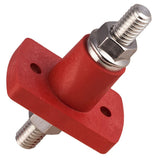 K4 Red Terminal Feed Through Connector - 3/8" - 16 Studs - Moore Parts