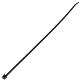 K4 Self Locking Narrow Tie Wrap, 8" Black Nylon Zip Tie. Qty 50 Per Pack - Moore Parts