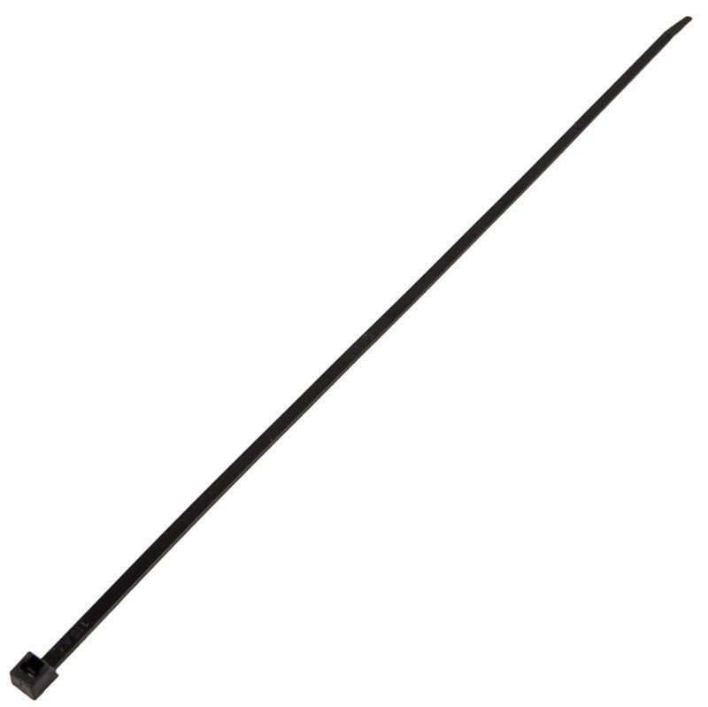 K4 Self Locking Tie Wrap, 14" Black Nylon Zip Tie. Qty 25 Per Pack - Moore Parts