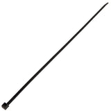 K4 Self Locking Tie Wrap, 14" Black Nylon Zip Tie. Qty 25 Per Pack - Moore Parts