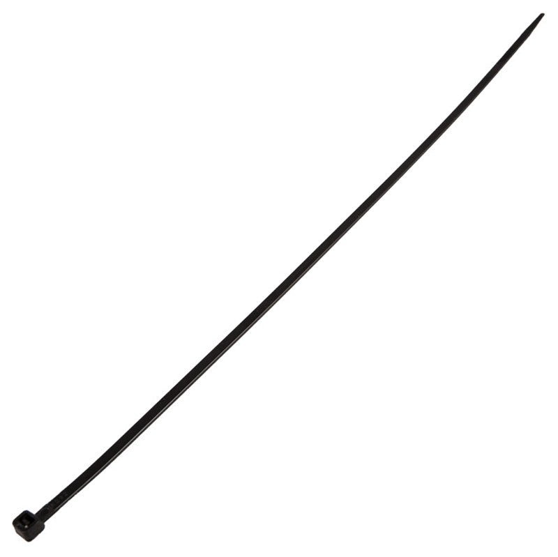 K4 Self Locking Tie Wrap, 17" Black Nylon Zip Tie. Qty 25 Per Pack - Moore Parts
