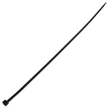 K4 Self Locking Tie Wrap, 17" Black Nylon Zip Tie. Qty 25 Per Pack - Moore Parts