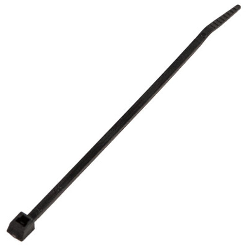 K4 Self Locking Tie Wrap, 4" Black Nylon Zip Tie. Qty 100 Per Pack - Moore Parts