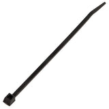 K4 Self Locking Tie Wrap, 4" Black Nylon Zip Tie. Qty 100 Per Pack - Moore Parts