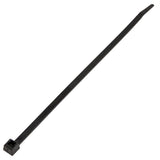 K4 Self Locking Tie Wrap, 8" Black Nylon Zip Tie. Qty 100 Per Pack - Moore Parts