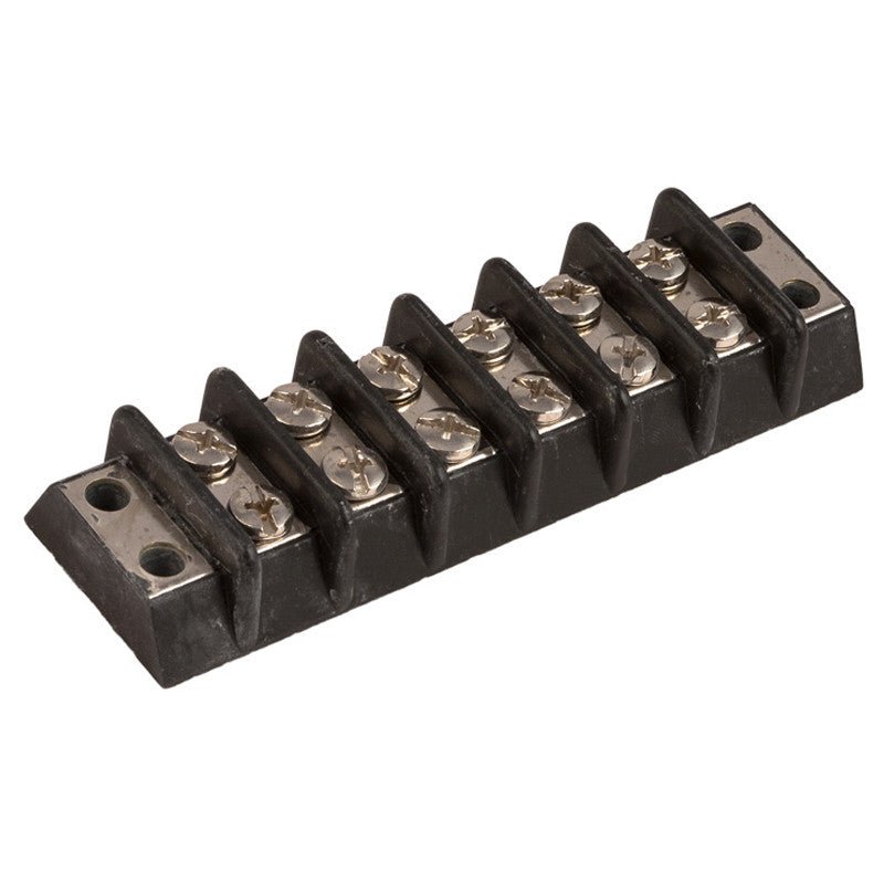 K4 Terminal Block With Screw Terminals, 6 Circuit Rated For 30 Amps Per Circuit - Moore Parts