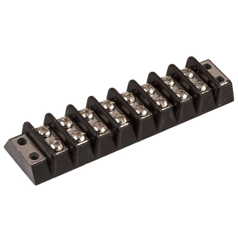 K4 Terminal Block With Screw Terminals, 8 Circuit Rated For 30 Amps Per Circuit - Moore Parts