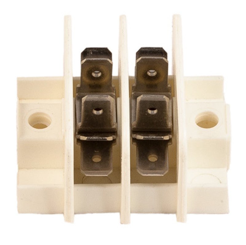 K4 Terminal Block With Tab Terminals, 2 Circuit Rated For 30 Amps Per Circuit - Moore Parts