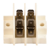 K4 Terminal Block With Tab Terminals, 2 Circuit Rated For 30 Amps Per Circuit - Moore Parts