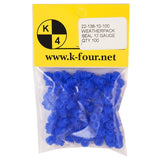 K4 Weather Pak 12 Gauge Wire Seals, Seal Wire To Connector Housing, 100 Pack - Moore Parts