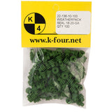 K4 Weather Pak 18 - 20 Gauge Wire Seals, Seal Wire To Connector Housing, 100 Pack - Moore Parts