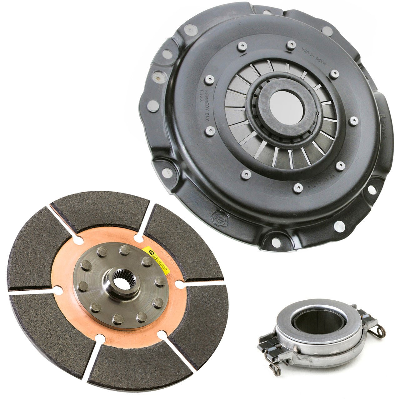 Kennedy 8" Clutch Kit 1700Lbs Stage - 1 Black Magic Disc T.O. Bearing Vw 1971 - On - Moore Parts
