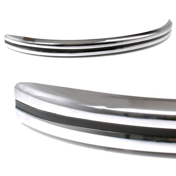 Chrome Stock Rear Bumper For Vw Bug 1968-1973