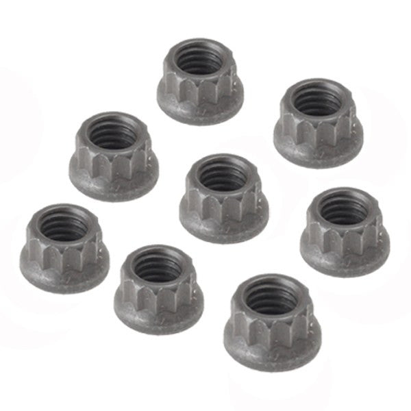 12 Point Exhaust Nuts 8mm X 1.25 Threaded Studs / Vw Air-cooled Engines