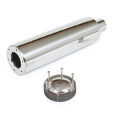 4" Stainless Spark Arrestor With 2" Clamp On Opening 17-1/2" Length