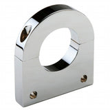 Polished Aluminum Clamp Bracket 2 Side Drilled Design For 1-3/4" Tube