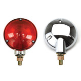 4" Off-Road Light With Red Lens And Chrome Housing