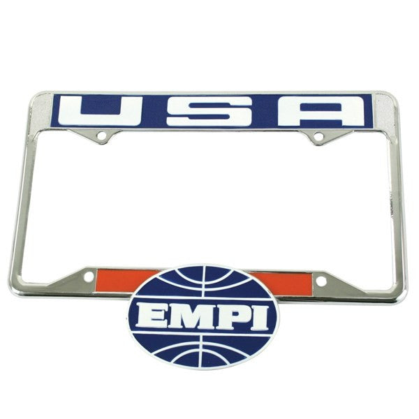 Empi 6460 Logo Vintage Style Rear License Plate Frame Vw Bug-Beetle