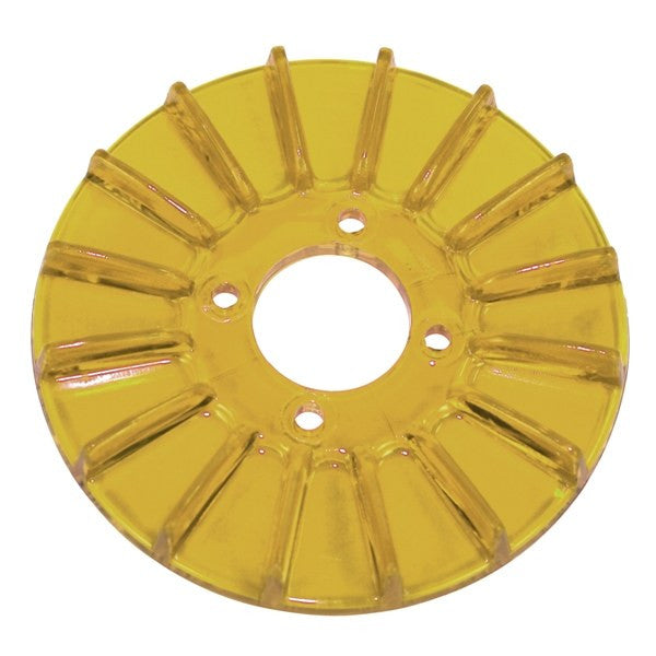 Empi 8928 Finned Alternator/Generator Yellow Pulley Cover, Dune Buggy Vw Baja Bug