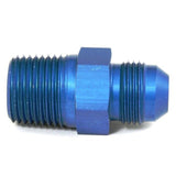 An Hose Adapter Fitting - Male 1/2" NPT To Male #8 / Straight-Blue