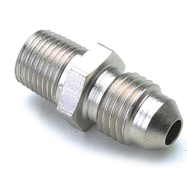 An Hose Adapter Fitting - Male 1/8" NPT To Male #4 / Straight-Steel