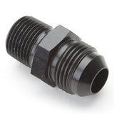 An Hose Adapter Fitting - Male 3/8" NPT To Male #8 / Straight-Black