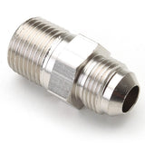 An Hose Adapter Fitting - Male 3/8" NPT To Male #8 / Straight-Steel
