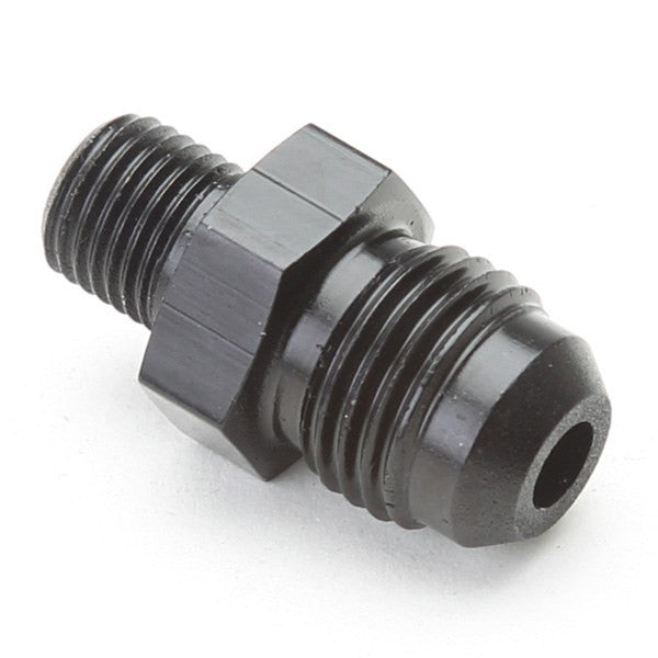 An Hose Adapter Fitting - Male 10mm X 1.0 To Male #6 / Straight-Black