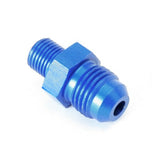 An Hose Adapter Fitting - Male 10mm X 1.0 To Male #6 / Straight-Blue