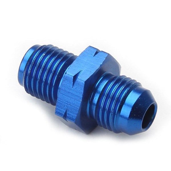 An Hose Adapter Fitting - Male 12mm X 1.5 To Male #6 / Straight-Blue
