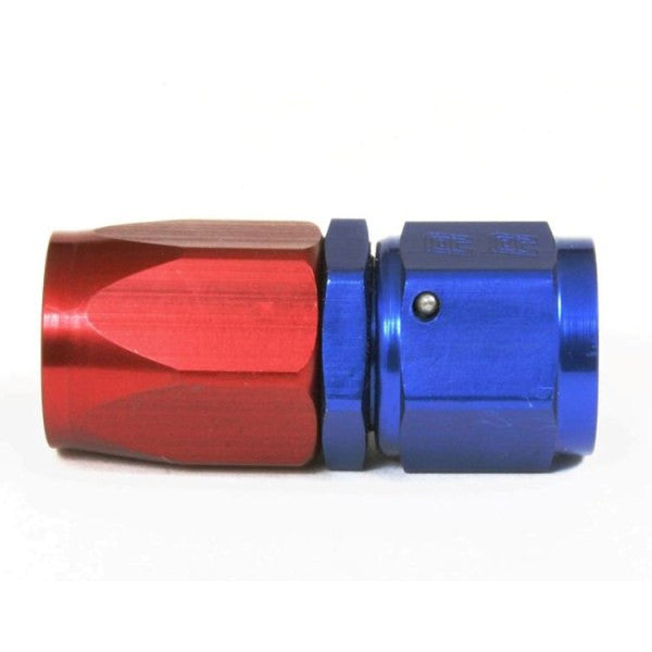 An Hose End Fitting - Female #8 / Straight-Blue/Red