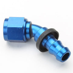 An Hose End Fitting For Push-Lock Hose #10 / 45 Degree-Blue