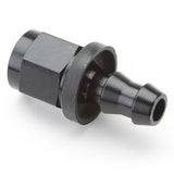 An Hose End Fitting For Push-Lock Hose #6 / Straight-Black