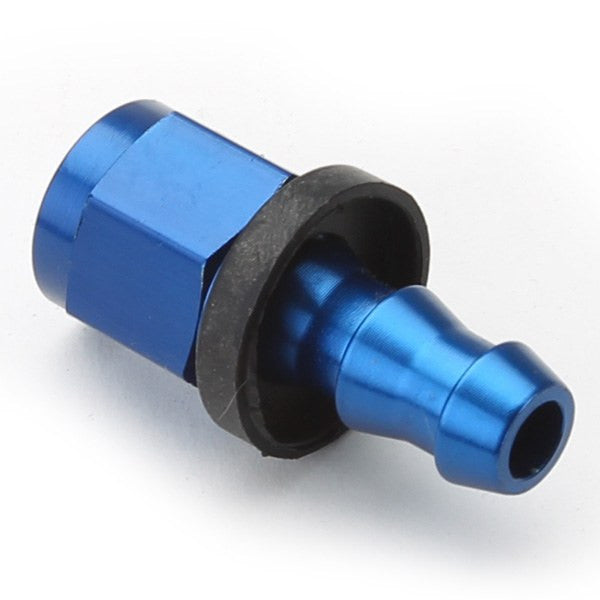 An Hose End Fitting For Push-Lock Hose #6 / Straight-Blue