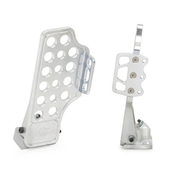 Jamar Performance Silver Pro-X Aluminum Gas Pedal With Round Openings