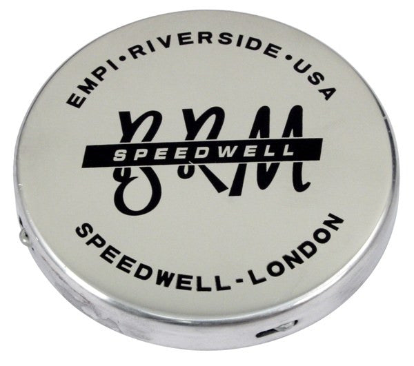 BRM 3/8" Tall Chrome Wheel Cap Fits BRM Empi And Speedwell Wheels