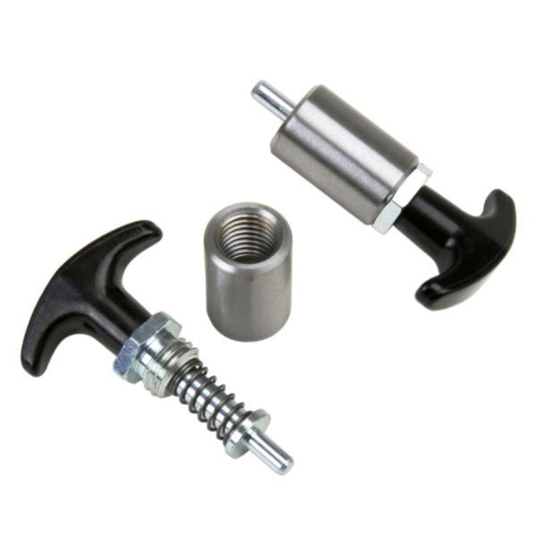 Latest Rage 704010 - 12 Spring Loaded Pull Pin T - Handle Latch - 1/2" Pin - Moore Parts