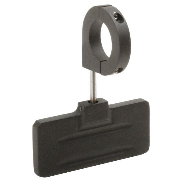 Latest Rage 857840B - 1.75 Black Aluminum Rear View Mirror, Clamp On 1 - 3/4" Tube - Moore Parts