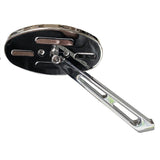 Manx Buggy Chrome Sideview Oval Mirror W/Aluminum Mount, Each - Moore Parts
