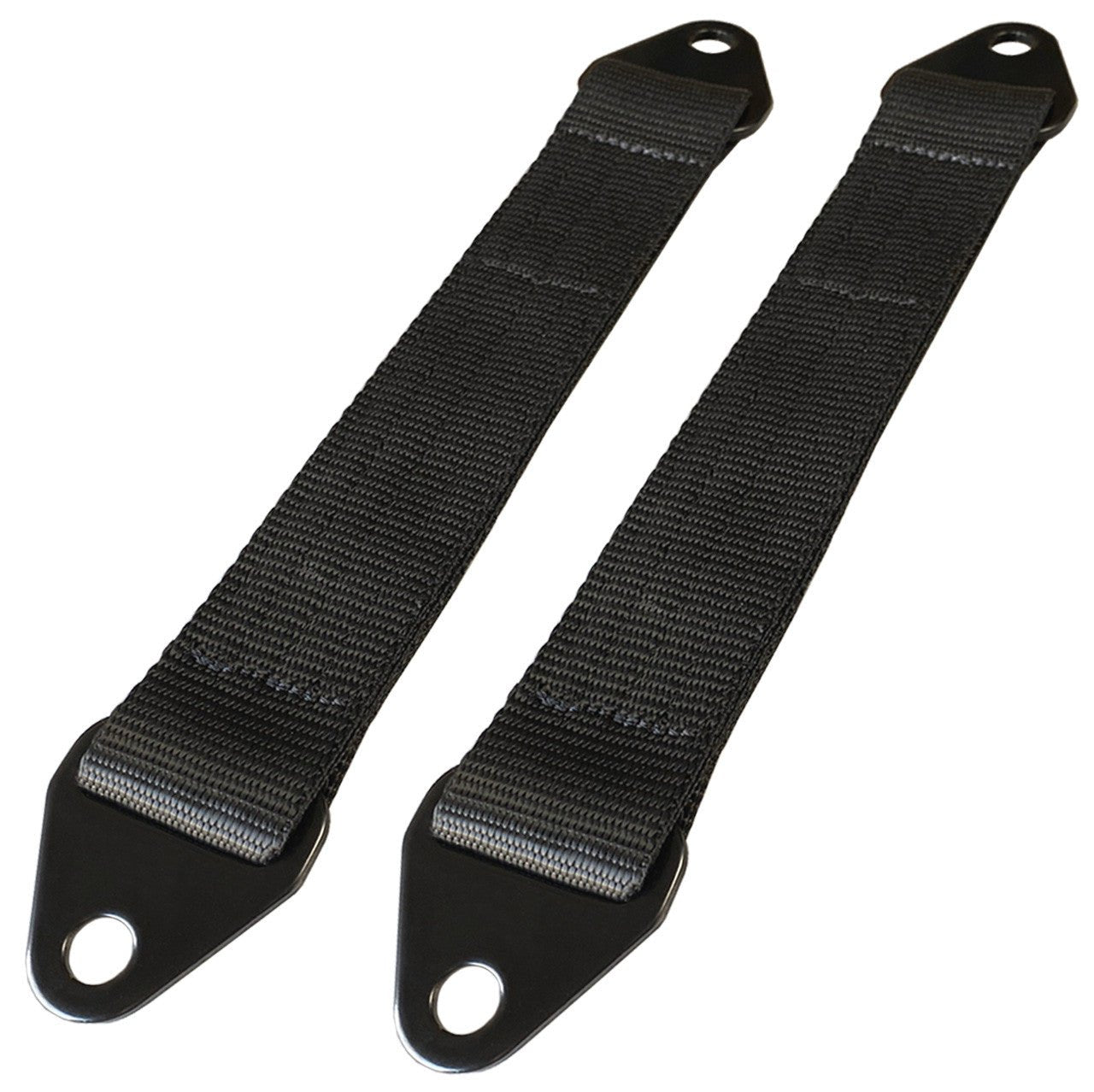Moore Parts 12" Off - Road Suspension Limit Straps With Black Tabs, Pair - Moore Parts